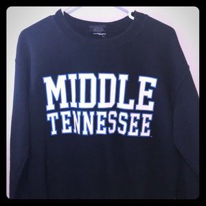 Middle Tennessee Black Pullover